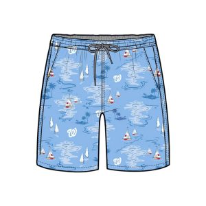 2026 Nationals Hawaiian Shirt And Shorts Set Giveaway1