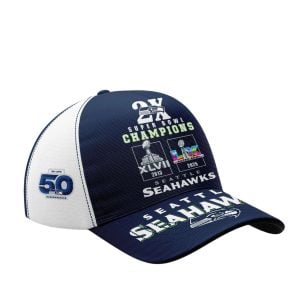 2026 Seahawks 2x Super Bowls Champions All Over Printed Cap5