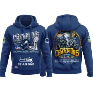 Seahawks Super Bowl 2026 Champs Hoodie
