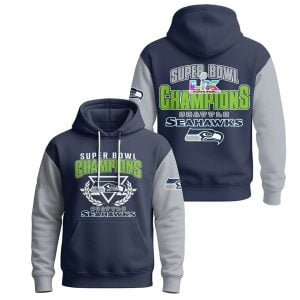 Super Bowl LX Seahawks Champions Hoodies