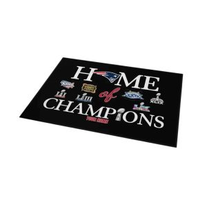 2026 Patriots Home Of Champions Doormat2