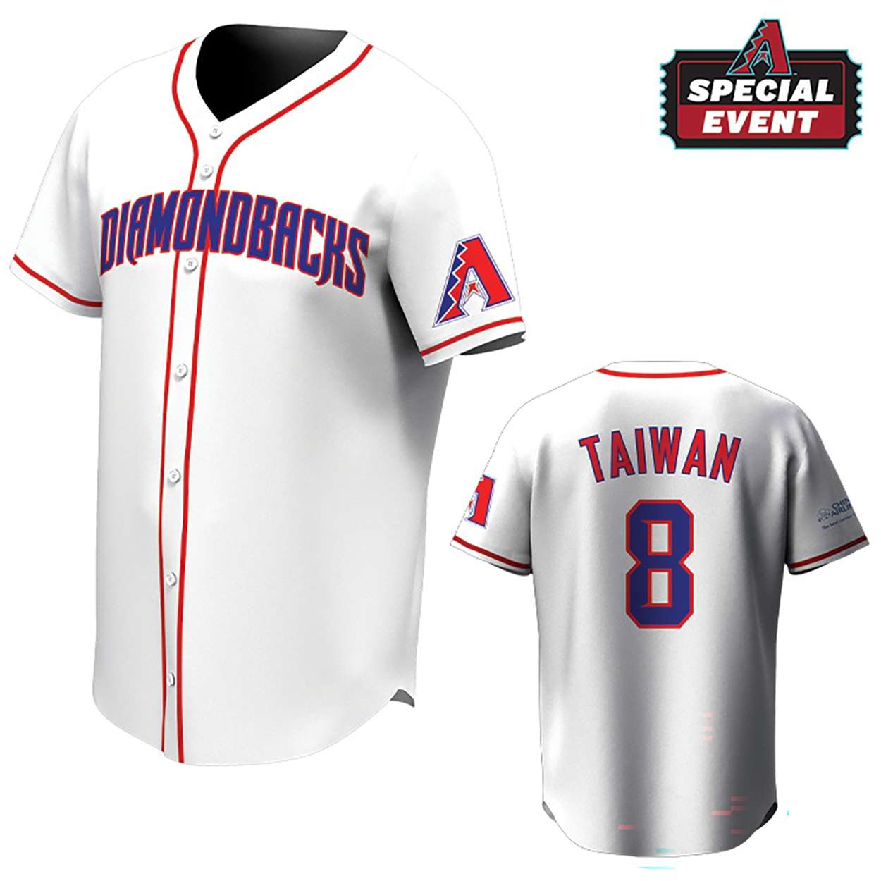 2026 Dbacks Taiwanese Heritage Celebration Jersey Giveaway 2026 Dbacks Taiwanese Heritage Celebration Jersey Giveaway