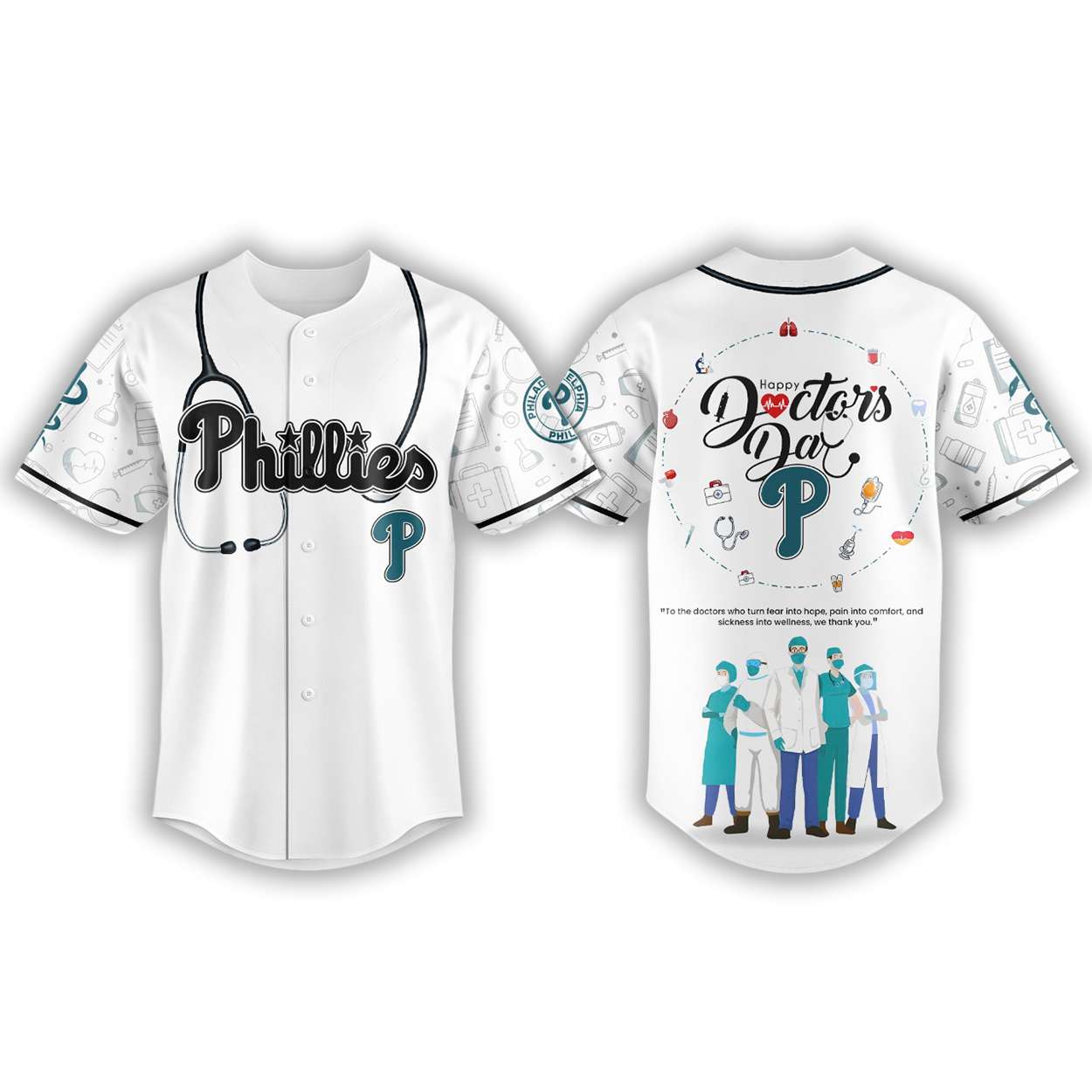 2026 Phillies National Doctors Day Jersey 2026 Phillies National Doctors Day Jersey