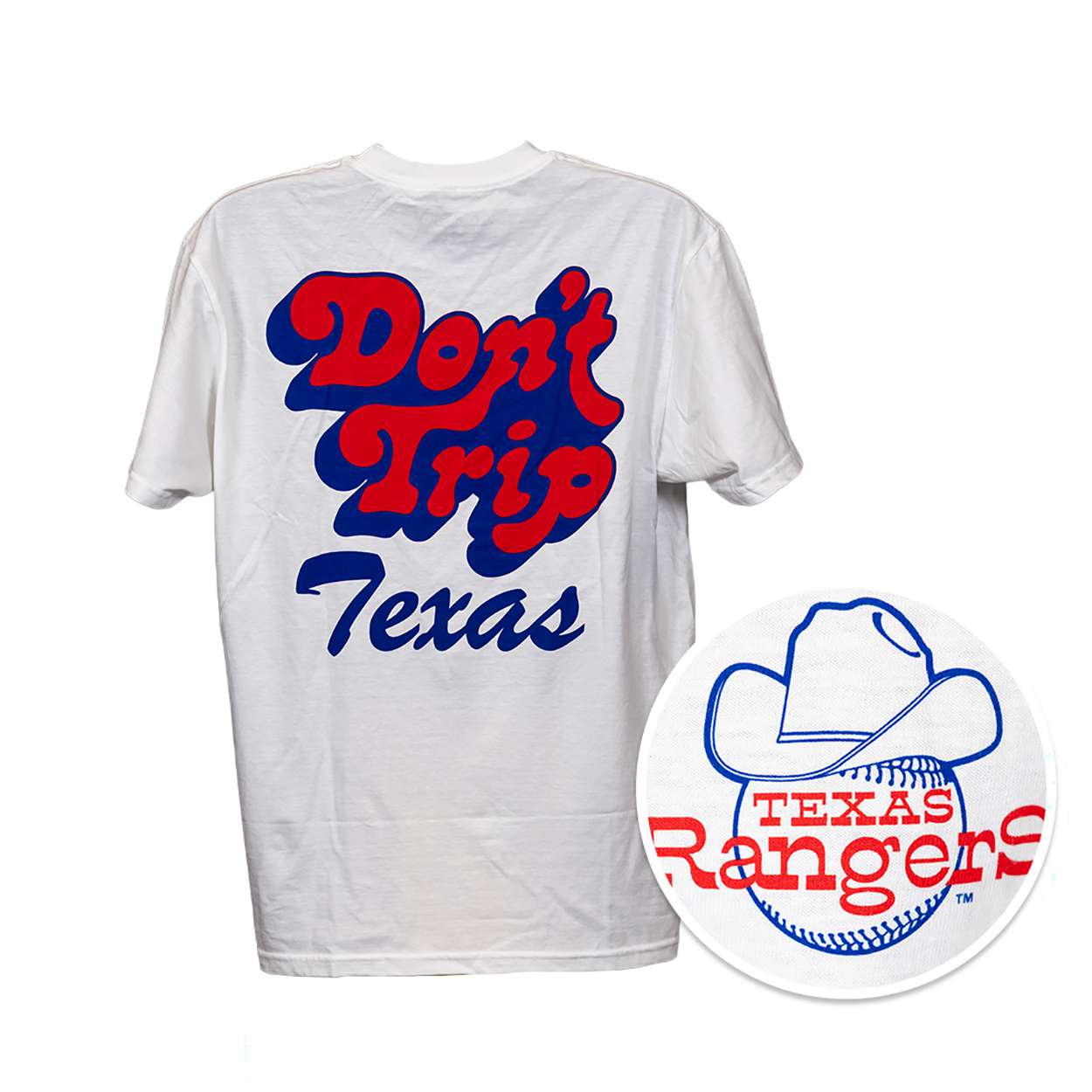 2026 Rangers Free And Easy Dont Trip T Shirt Giveaway 2026 Rangers Free And Easy Don't Trip T-Shirt Giveaway