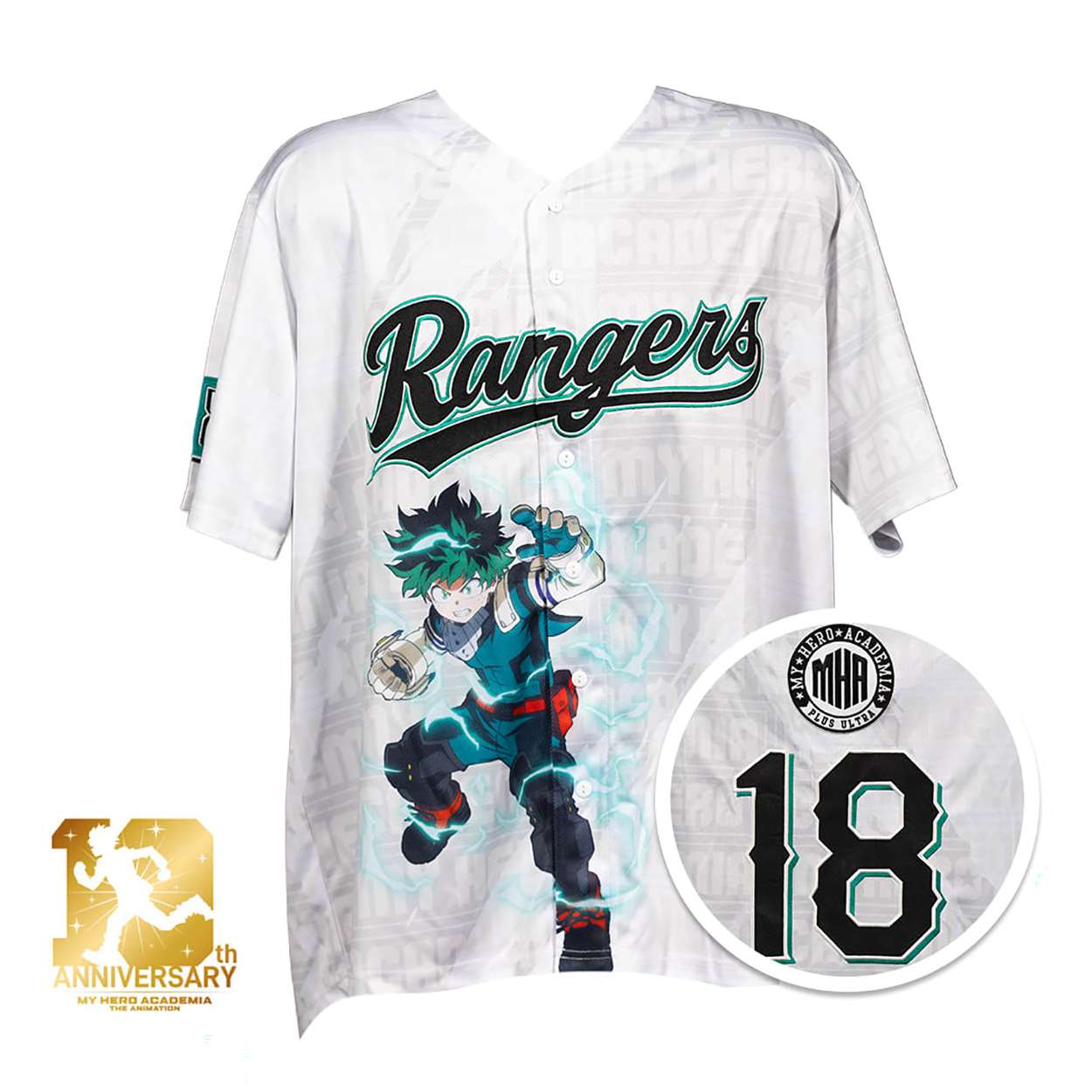 2026 Rangers My Hero Academia Night Jersey Giveaway 2026 Rangers My Hero Academia Night Jersey Giveaway