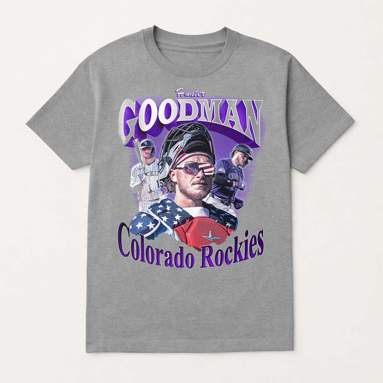 2026 Rockies Hunter Goodman T shirt Giveaway 1 2026 Rockies Hunter Goodman T-shirt Giveaway