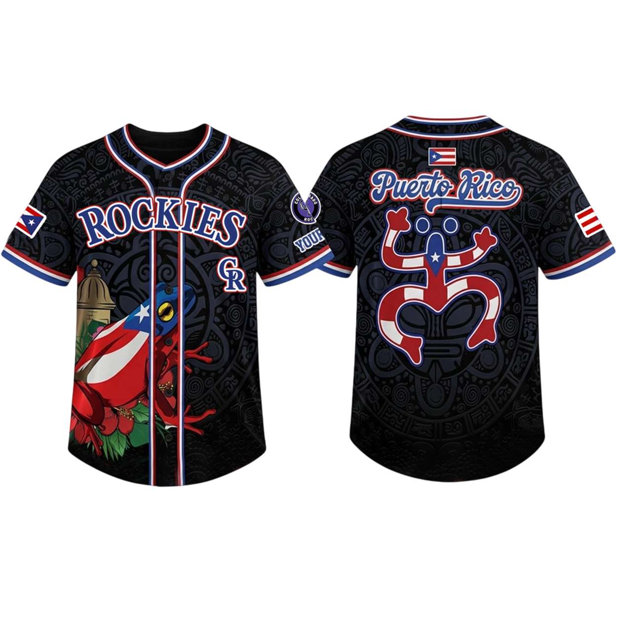 2026 Rockies Puerto Rico Heritage Night Baseball Jersey 2026 Rockies Puerto Rico Heritage Night Baseball Jersey