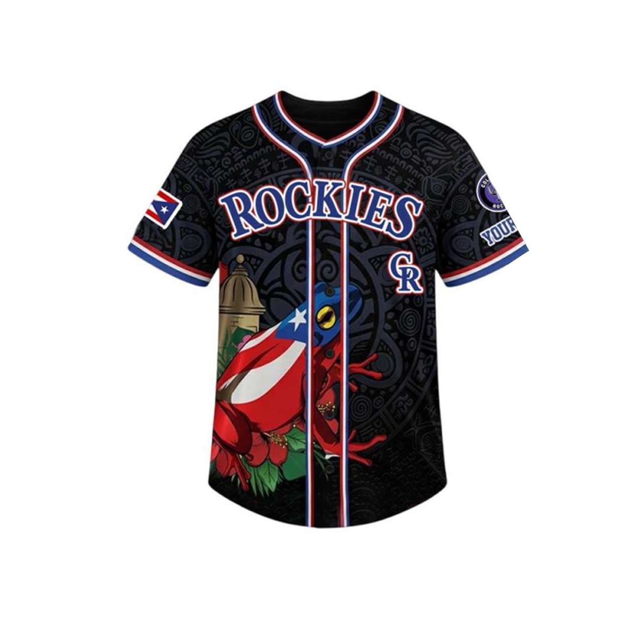 2026 Rockies Puerto Rico Heritage Night Baseball Jersey 2026 Rockies Puerto Rico Heritage Night Baseball Jersey