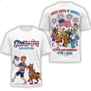 Scooby Doo US 250th Anniversary 1776 2026 Shirt
