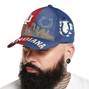 Colts x Hoosiers Stadium Skyline Classic Cap 3 Colts x Hoosiers Stadium Skyline Classic Cap3