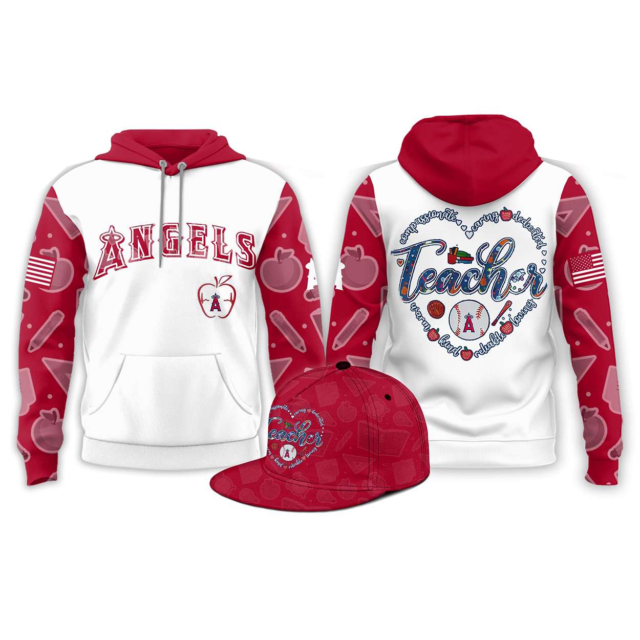 Angels Teacher Appreciation Night 2026 Hoodie Angels Teacher Appreciation Night 2026 Hoodie