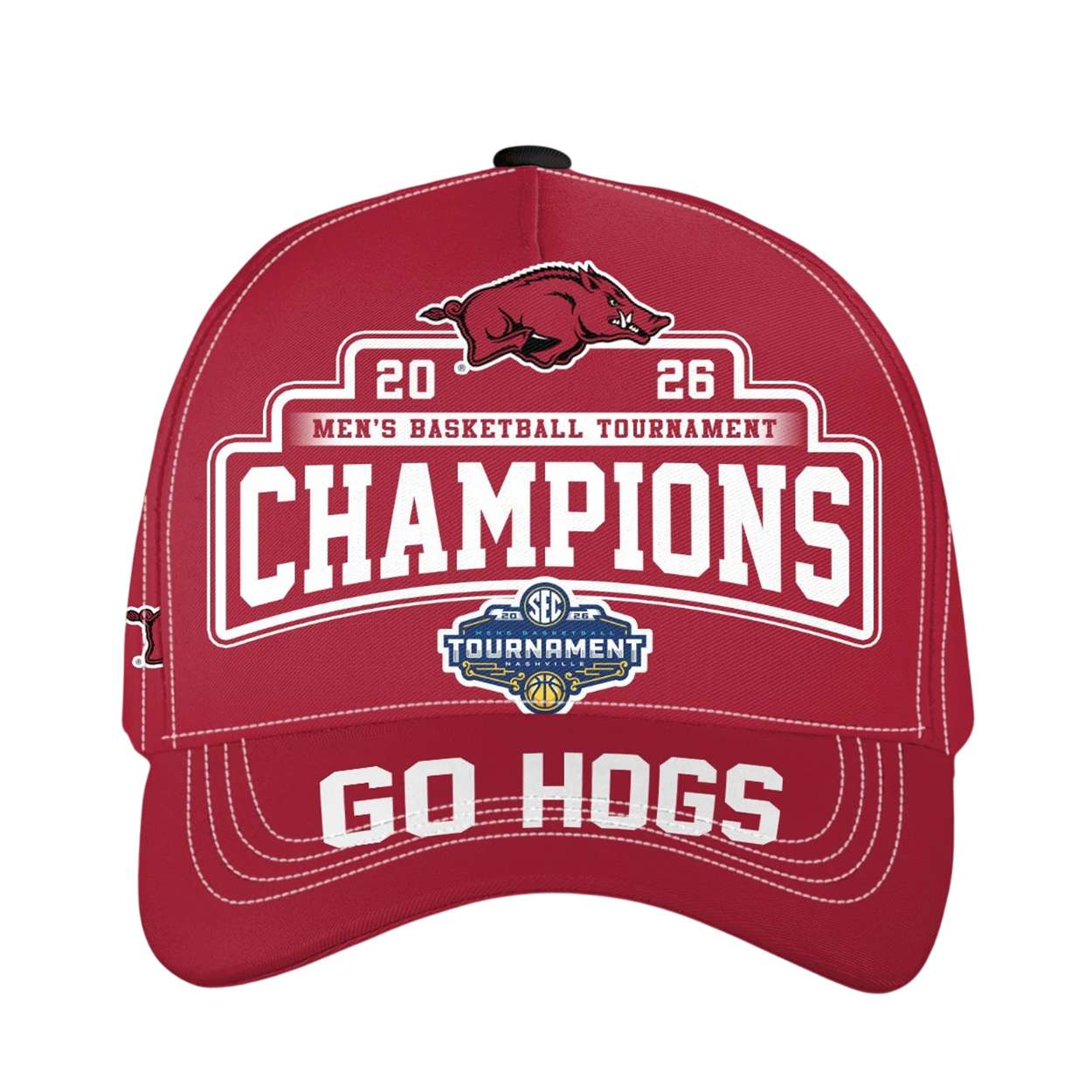Arkansas Razorbacks 2026 SEC Mens Basketball Tournament Champions Classic Cap Arkansas Razorbacks 2026 SEC Men's Basketball Tournament Champions Classic Cap