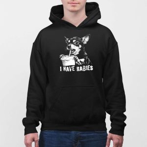 Retro I Have Rabbies Chihuahua T shirt 5