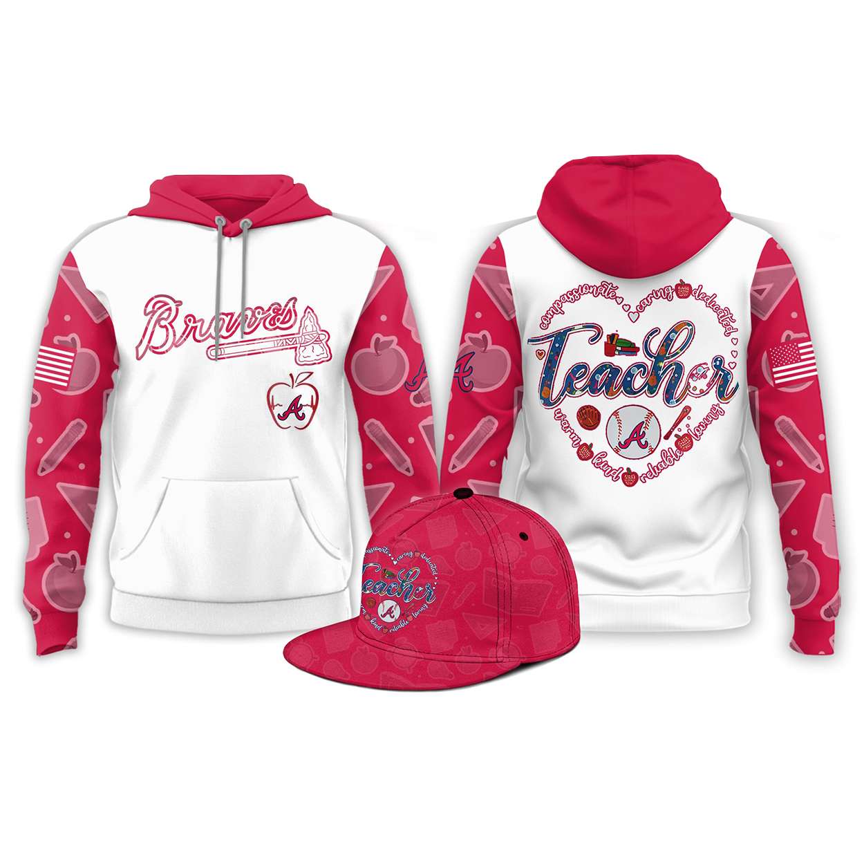 Braves Teacher Appreciation Night 2026 Hoodie Braves Teacher Appreciation Night 2026 Hoodie