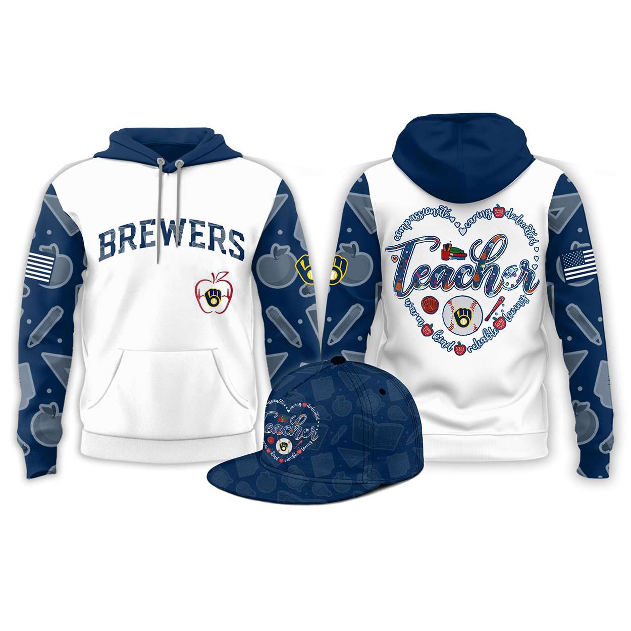 Brewers Teacher Appreciation Night 2026 Hoodie Brewers Teacher Appreciation Night 2026 Hoodie