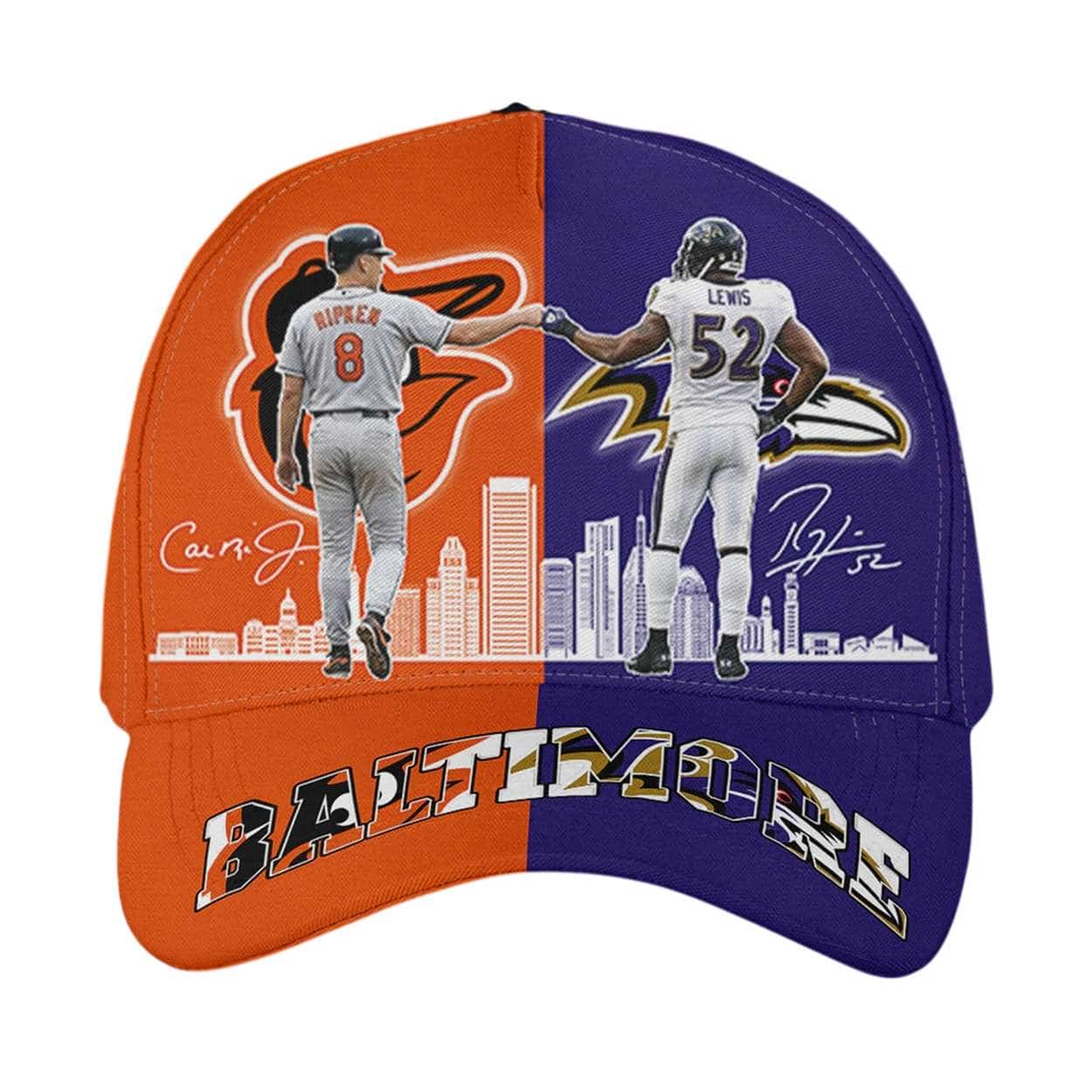 Cal Ripken Jr Orioles x Ray Lewis Ravens Legends Classic Cap Cal Ripken Jr Orioles x Ray Lewis Ravens Legends Classic Cap