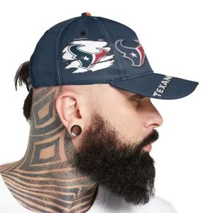 Texans x Astros Split Design Classic Cap2