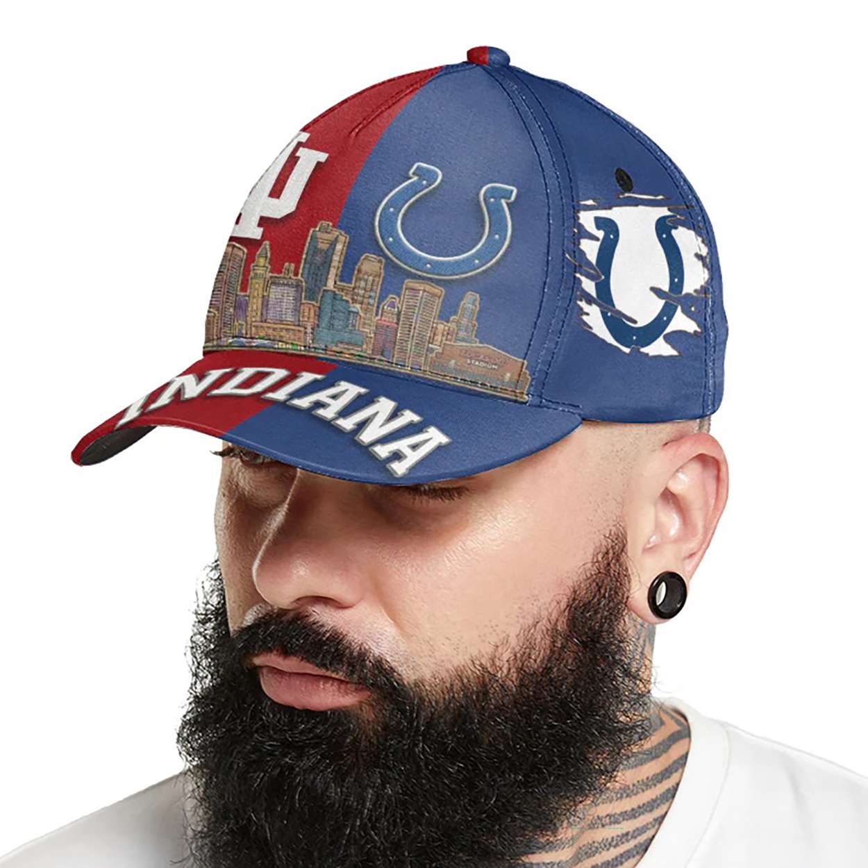 Colts x Hoosiers Stadium Skyline Classic Cap Colts x Hoosiers Stadium Skyline Classic Cap