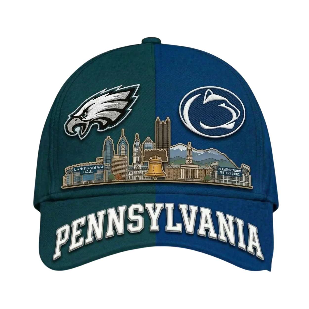 Eagles x Nittany Lions Skyline Stadium Classic Cap Eagles x Nittany Lions Skyline Stadium Classic Cap