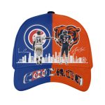 Ernie Banks Cubs x Walter Payton Bears Skyline Classic Cap