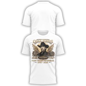 Chuck Norris Thank You For The Memories 1940 2026 Shirt1