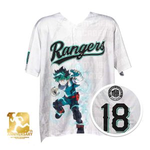 2026 Rangers My Hero Academia Night Jersey Giveaway