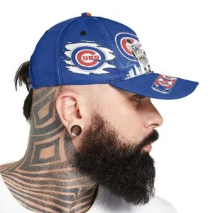 Ernie Banks Cubs x Walter Payton Bears Skyline Classic Cap3