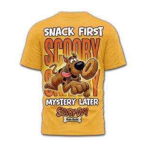 Scooby Doo Where Are You Snack Frist Mystery Later Shirt2