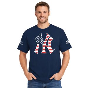 2026 Yankees Military Appreciation Night Red White And Blue T shirt Giveaway1