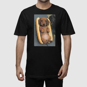 Funny Dachshund Hotdog Meme T shirt 2