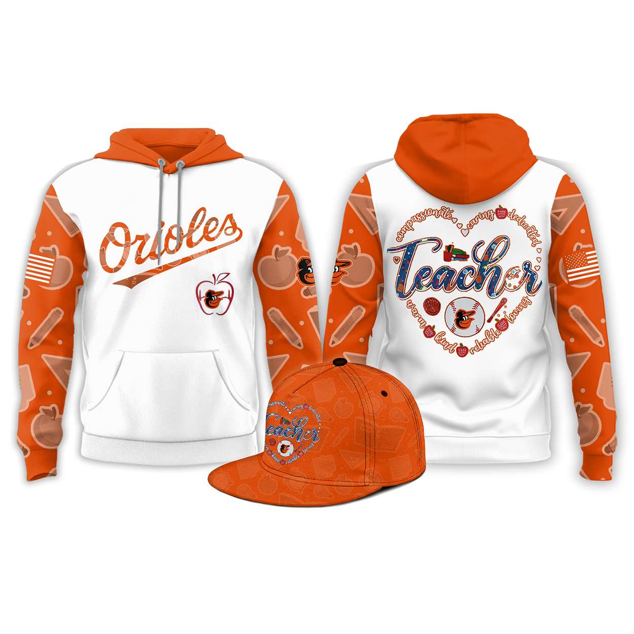 Orioles Teacher Appreciation Night 2026 Hoodie Orioles Teacher Appreciation Night 2026 Hoodie
