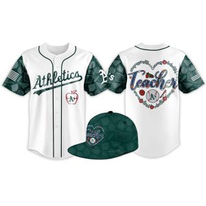 2026 Athletics Teacher Appreciation Night Baseball Jersey