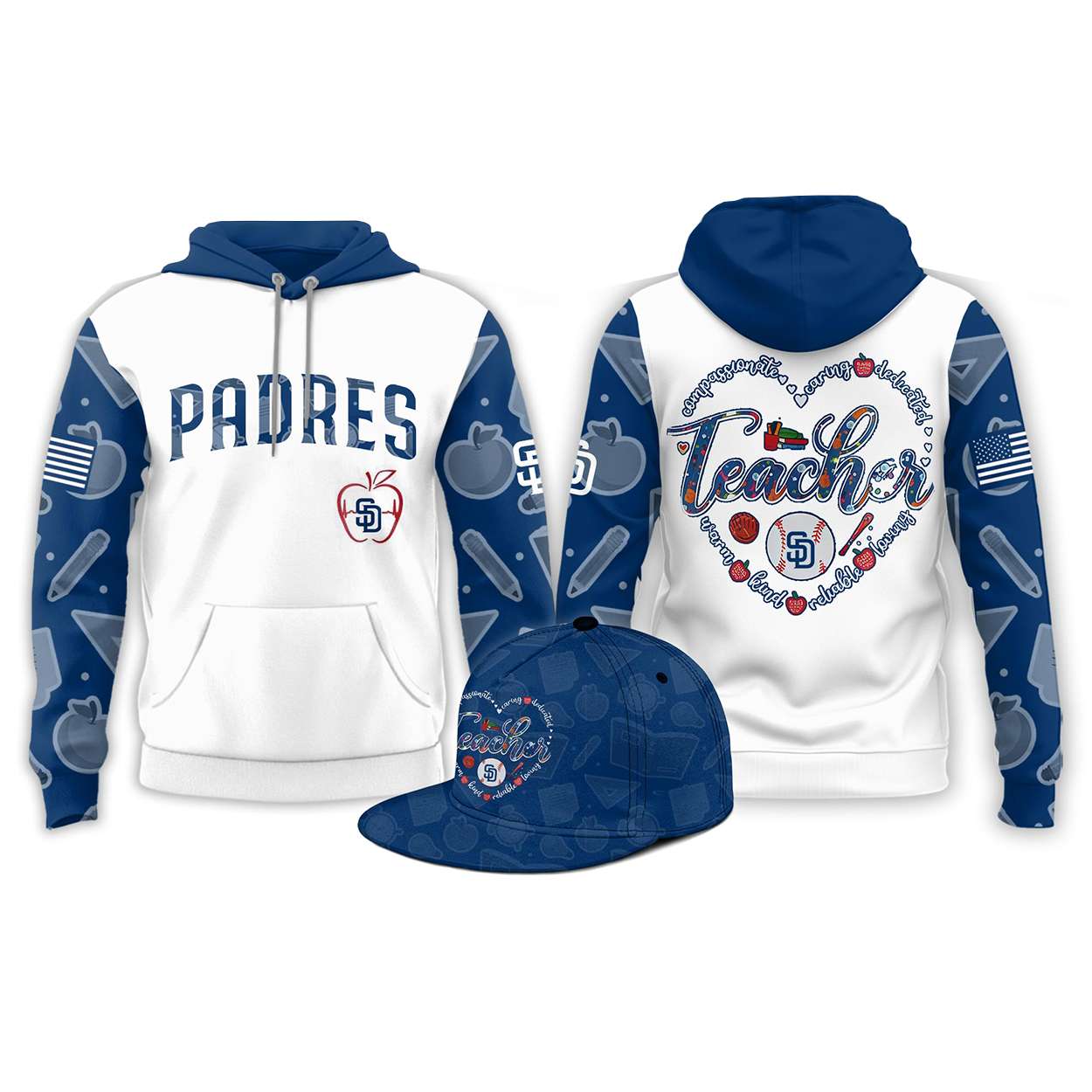 Padres Teacher Appreciation Night 2026 Hoodie Padres Teacher Appreciation Night 2026 Hoodie