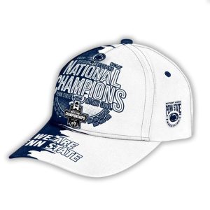 Penn State Wrestling 2026 National Champions 5 Straight Titles Hat2