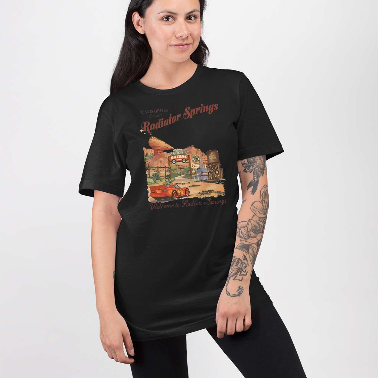Radiator Springs Lightning McQueen Disney Shirt Radiator Springs Lightning McQueen Disney Shirt