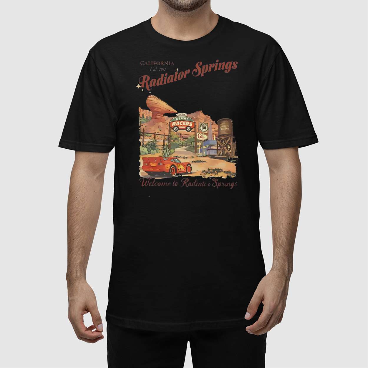 Radiator Springs Lightning McQueen Disney Shirt Radiator Springs Lightning McQueen Disney Shirt
