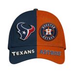 Texans x Astros Split Design Classic Cap