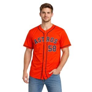 2026 Astros Hunter Brown Orange Jersey Giveaway1