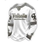 Viking-style Valhalla Blood Honor Glory Waffle Top