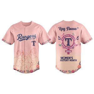 2026 Rangers Womens History Month Jersey