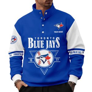 Personalized Blue Jays 1977 Unisex Western Style Sweater With Buckles 1 Personalized Blue Jays 1977 Unisex Western Style Sweater With Buckles1