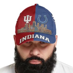 Colts x Hoosiers Stadium Skyline Classic Cap 1 Colts x Hoosiers Stadium Skyline Classic Cap1