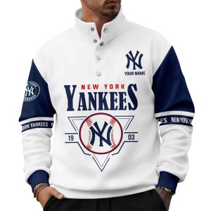 Personalized Giants 1883 Unisex Western Style Sweater With Buckles 2 Personalized Yankees 1903 Unisex Western Style Sweater With Buckles