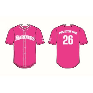 2026 Mariners Pink at the Park Jersey Giveaway