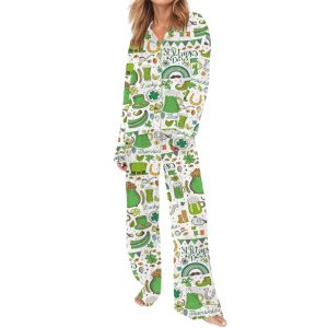 Slainte Irish Cheer St Patricks Day Pajama Set