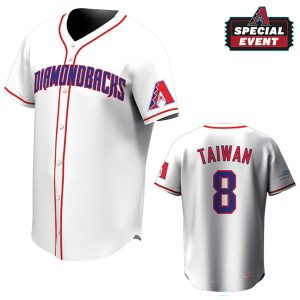 2026 Dbacks Taiwanese Heritage Celebration Jersey Giveaway