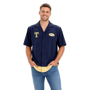 2026 Rangers Blue Bell Brandon Nimmo Mechanic Shirt Giveaway1