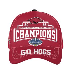 Arkansas Razorbacks 2026 SEC Mens Basketball Tournament Champions Classic Cap