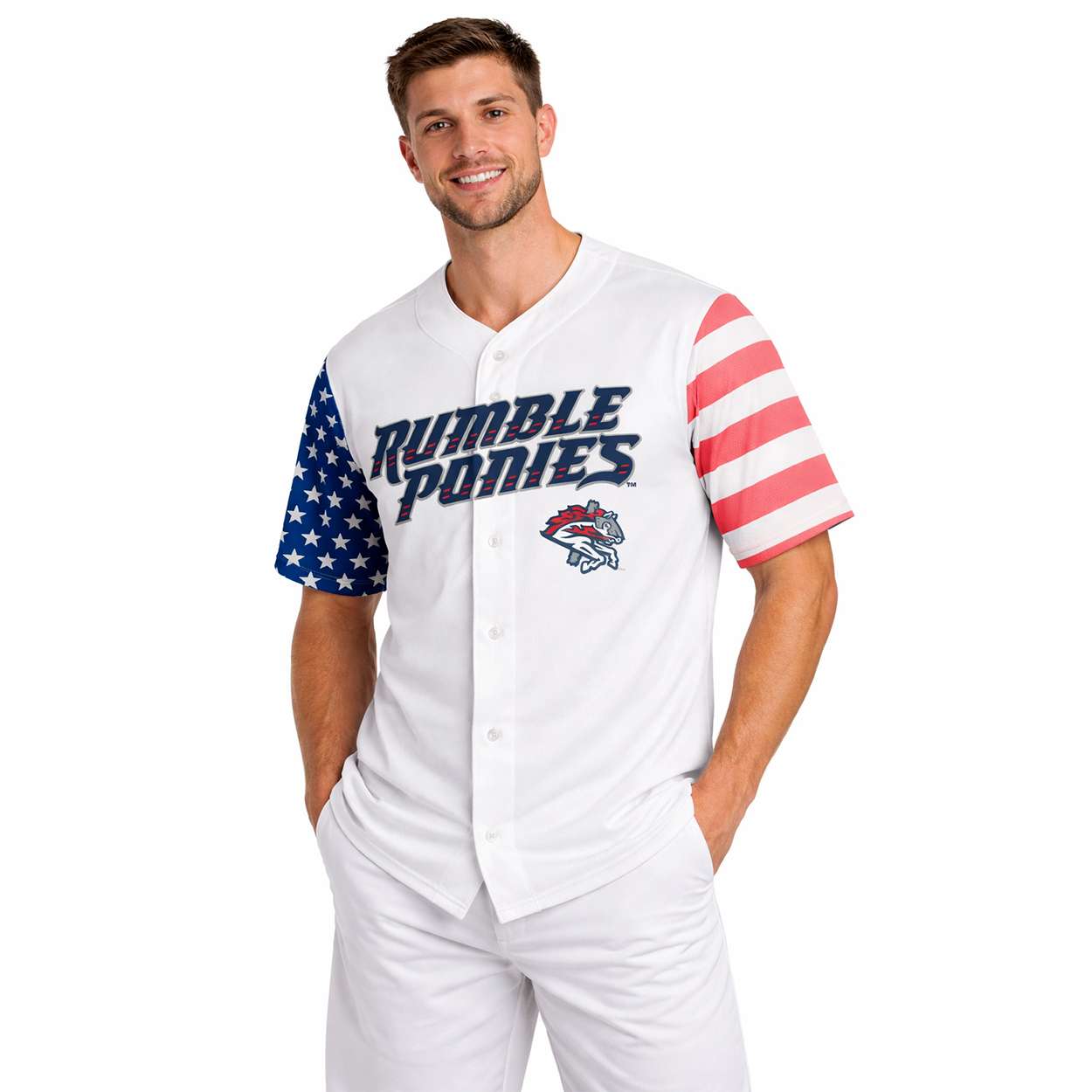 2026 Binghamton Rumble Ponies Patriotic Jersey Giveaway 2026 Binghamton Rumble Ponies Patriotic Jersey Giveaway