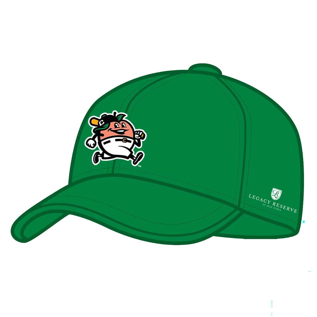 2026 Columbus Clingstones Green Cap Giveaway 2026 Columbus Clingstones Green Cap Giveaway